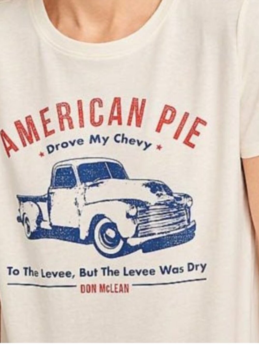 Official Don McClean American Pie 50th Anniversary T-shirt